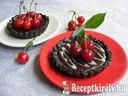 Meggyes-csokoládés mini pite, sütés nélkül – 1. kép