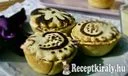 Mini marcipános almás piték – 2. kép