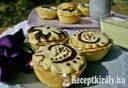 Mini marcipános almás piték – 1. kép