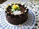 Mogyorókrémes csokoládés torta – 4. kép