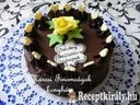Mogyorókrémes csokoládés torta – 3. kép