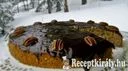 Mogyorós gesztenyés sütemény csokimázzal – 3. kép