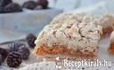 Narancsos mandulás linzerszelet tojás nélkül – 3. kép