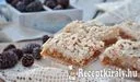 Narancsos mandulás linzerszelet tojás nélkül – 1. kép