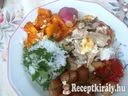 Rakott csirkemell sült zöldségekkel – 4. kép