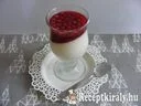 Ribizlis, kókuszos panna cotta – 1. kép