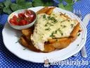 Sajtszószban sült csirkemell – 1. kép