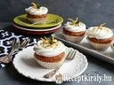 Sárgarépa muffin tejszínes túrókrémmel – 4. kép