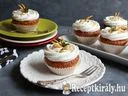 Sárgarépa muffin tejszínes túrókrémmel – 3. kép