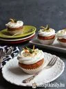 Sárgarépa muffin tejszínes túrókrémmel – 2. kép