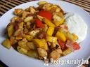 Serpenyős zöldséges csirke – 4. kép