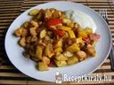 Serpenyős zöldséges csirke – 1. kép
