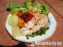 Sült lazac zöldségekkel – 4. kép
