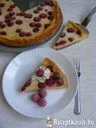 Sült, málnás sajttorta – 3. kép