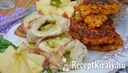 Szalonnába tekert pestós csirke édesburgonya tallérokkal – 3. kép