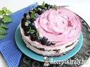 Szedres joghurtos túrókrémtorta – 1. kép