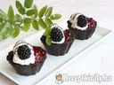 Szedres-túrókrémes Oreo kosárkák – 2. kép