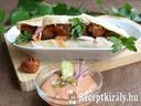 Szezámos fasírtgolyók pitában – 2. kép