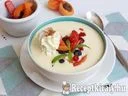 Tejszínes őszibarackleves vegyes gyümölccsel – 3. kép