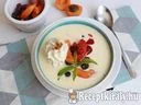 Tejszínes őszibarackleves vegyes gyümölccsel – 2. kép