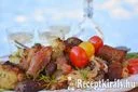 Tepsis karfiol csülökkel és kolbásszal - paleo – 2. kép