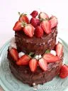 Túrókrémes csokoládétorta – 2. kép