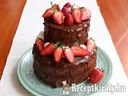 Túrókrémes csokoládétorta – 1. kép