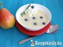 Vaníliás körte krémleves – 1. kép