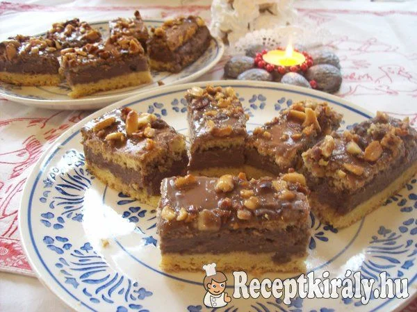 Mogyorós csokoládés süti