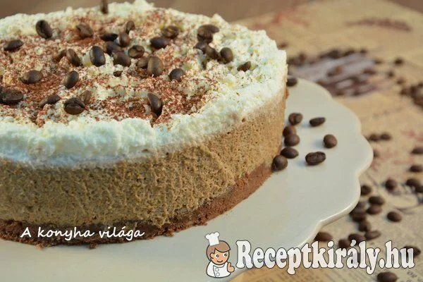 Mogyorós kávés torta
