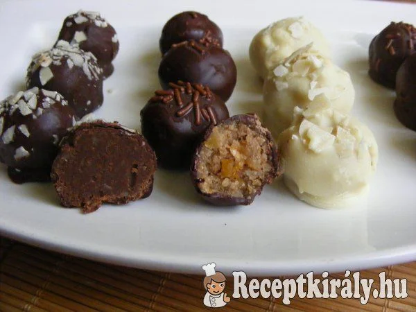 Narancsos-csokis bonbon vagy szaloncukor recept