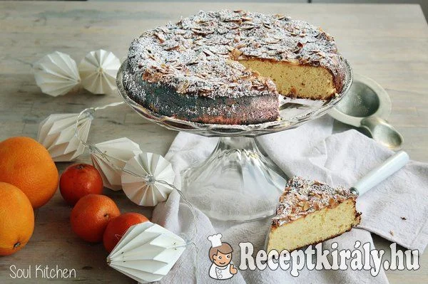 Narancsos-mandulás torta recept
