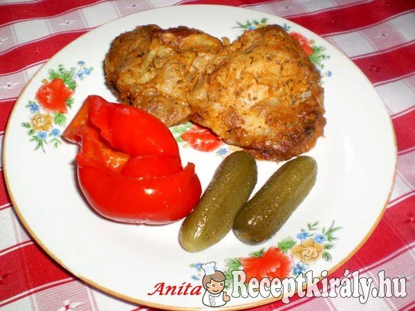 Pácolt sertéskaraj sütőben sütve recept