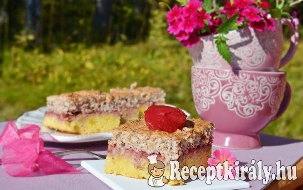 Paleo mogyoróhabos linzerszelet recept