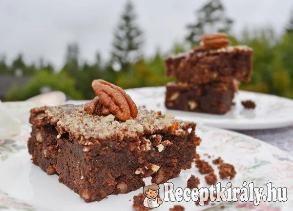 Pekándiós paleo brownie recept