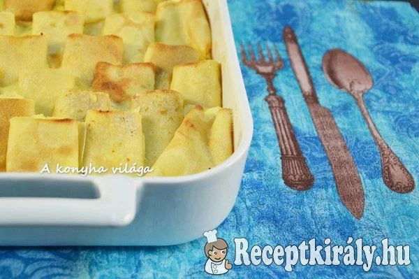Rakott túrós palacsinta recept
