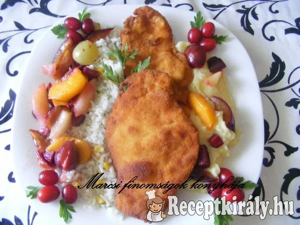 Rántott szelet a nyár ízeivel
