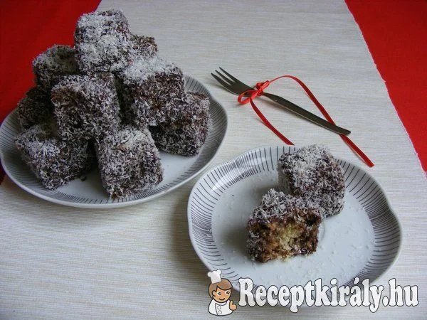Retro kókuszkocka recept