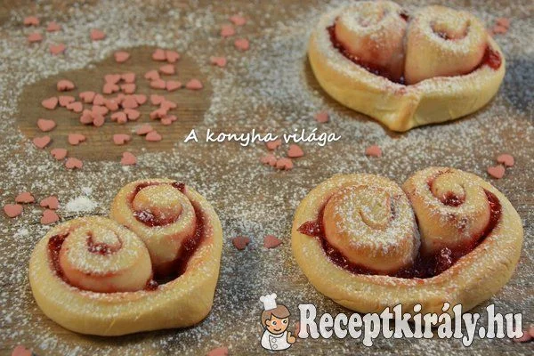 Ribizlis szívek recept
