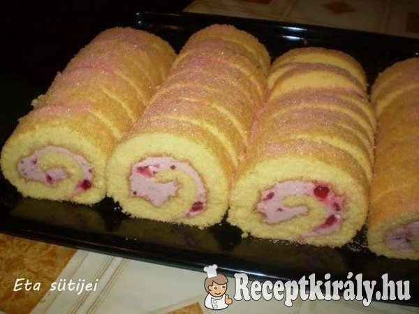Ribizlis tekercs Eta módra recept