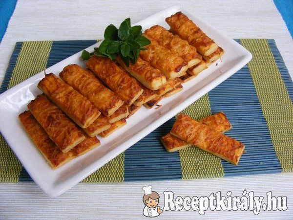 Ropogós pizzás rúd recept