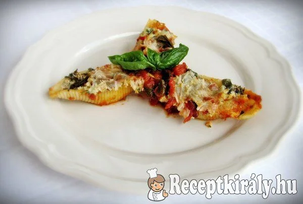 Spenótos ricottás töltött tészta recept