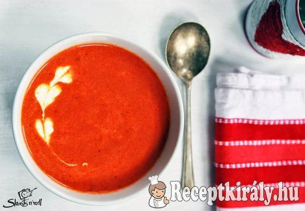 Sültpaprika krémleves recept
