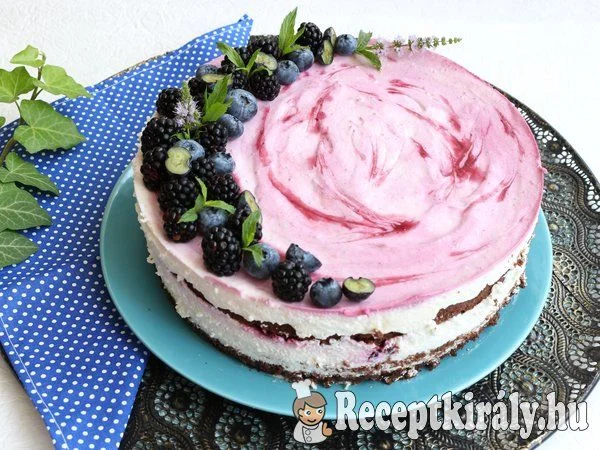 Szedres joghurtos túrókrémtorta recept