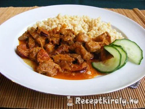 Tarhonyás hús recept