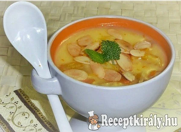Tejszínes-boros narancskrémleves recept