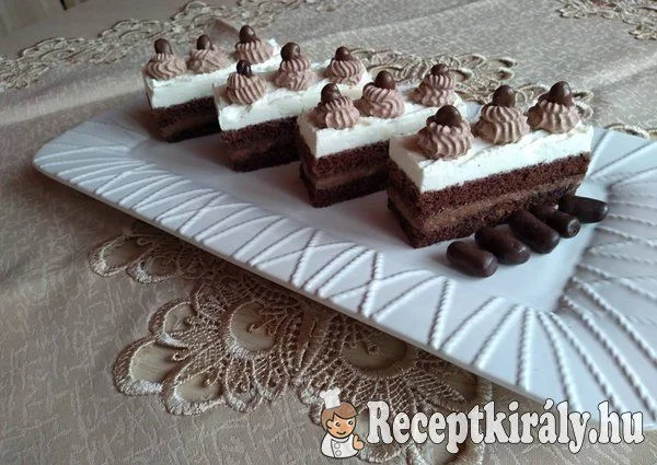 Tejszínhabos csoki szelet recept