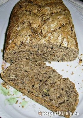 6 magvas teljes kiőrlésű rozskenyér