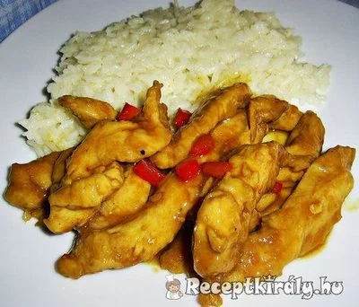 Ázsiai narancsos chilis csirke