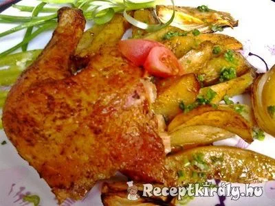 Chilis borsos csirke egészben sütve – 4. kép